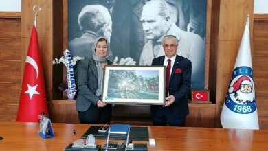 Birinci bayan lidere güzel olsun ziyareti