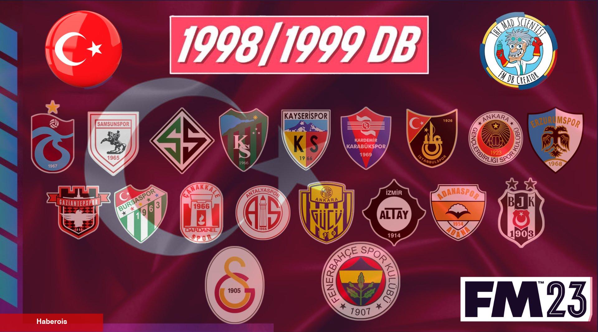 Geçmişe Dönüş - Football Manager 1998/99!
