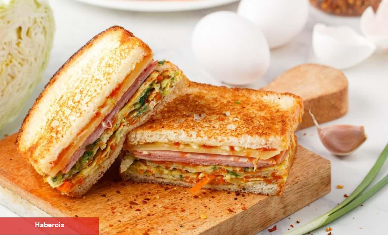 Yumurtalı sandviç nasıl yapılır? İşte bol materyalli yumurtalı sandviç tanımı