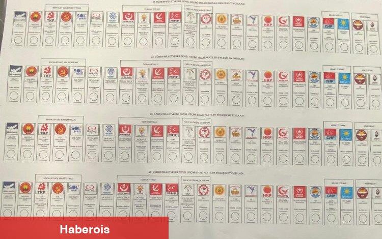 1 metrelik oy pusulaları basıma girdi - Haberois 1 metrelik oy pusulaları basıma girdi
