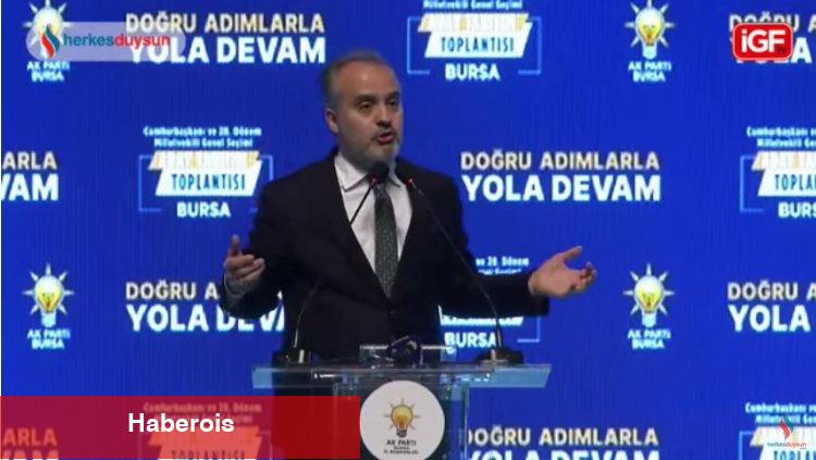 AK Parti Bursa'dan 'Türkiye irtifa kaybetmesin' mesajı verildi