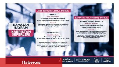 Aliağa Belediyesi'nden Bayramda Kabristana Ücretsiz Ulaşım