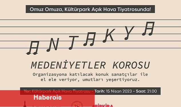 Antakya Medeniyetler Korosu "Bir Kira Bir Yuva" kampanyası için sahnede - Haberois Antakya Medeniyetler Korosu "Bir Kira Bir Yuva" kampanyası için sahnede