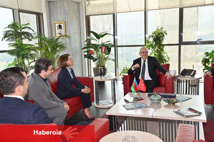 Azerbaycan İstanbul Başkonsolosu'ndan Başkan Ergün'e ziyaret