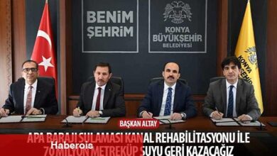 Başkan Altay: "Apa Barajı Sulaması Kanal Rehabilitasyonu ile 70 Milyon Metreküp Suyu Geri Kazacağız"