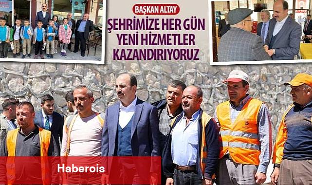 Başkan Altay: "Şehrimize Her Gün Yeni Hizmetler Kazandırıyoruz" - Haberois Başkan Altay: "Şehrimize Her Gün Yeni Hizmetler Kazandırıyoruz"