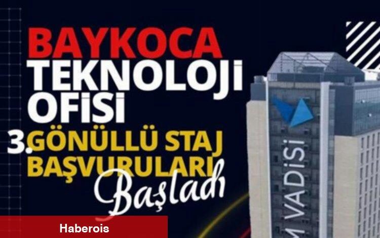 Baykoca Gönüllü Staj Başvuruları'nda son gün 23 Nisan - Haberois Baykoca Gönüllü Staj Başvuruları'nda son gün 23 Nisan
