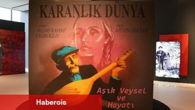 Bu dünyadan Aşık Veysel geçti Aşık Veysel 'Veysel Masraf, İsmi Kalır' standı AKM'de açıldı