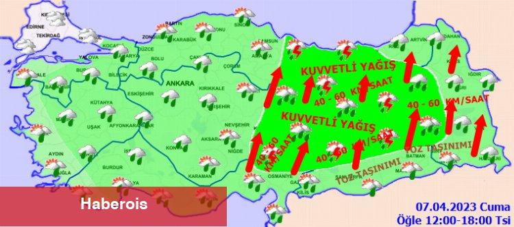 Bugün ve hafta sonu yurtta hava nasıl olacak?