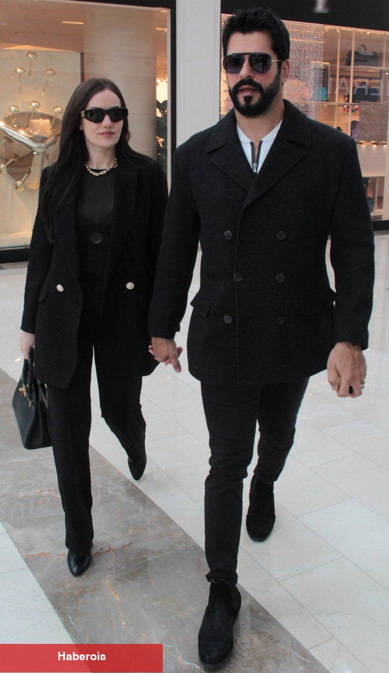 Burak Özçivit ile Fahriye Evcen bayram alışverişine çıktı
