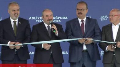 Bursa Osmangazi Adliye Kavşağı törenle hizmete girdi