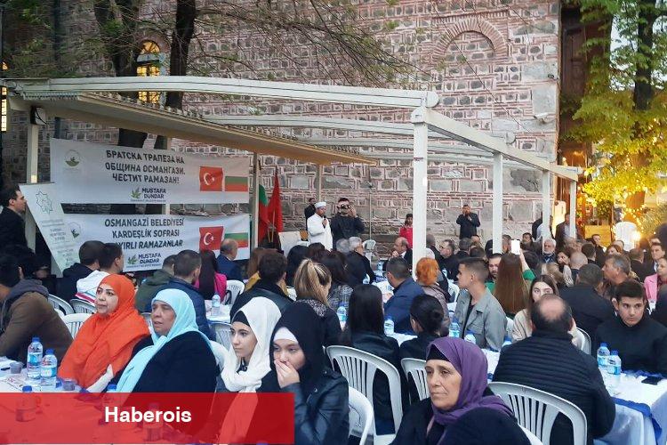 Bursa Osmangazi'den Filibe'de kardeşlik iftarı