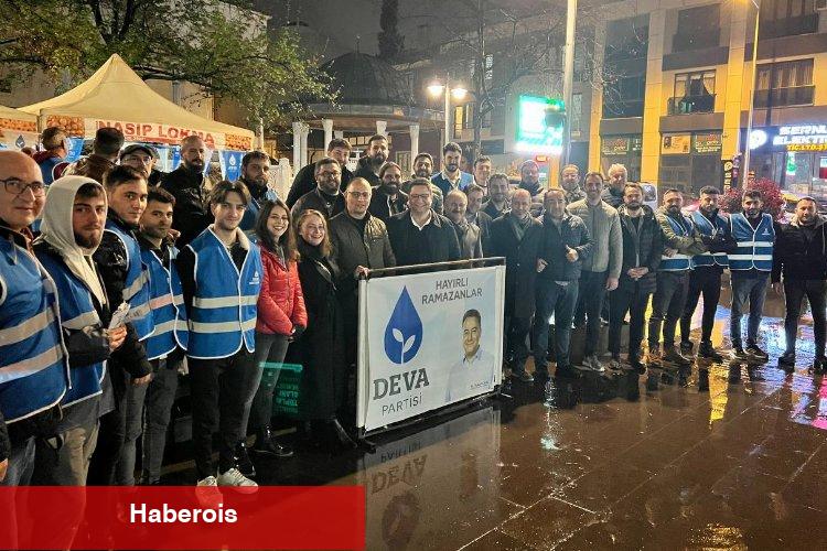 Bursa'da DEVA'lılar 'iftardan sahura' alanda