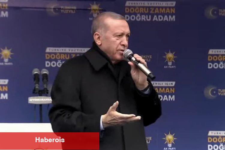 Cumhurbaşkanı Erdoğan'dan ilk miting Afyonkarahisar'da