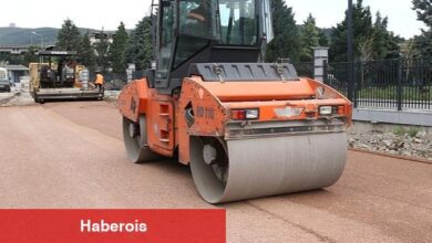Derince Millet Bahçesi çevresine asfalt ve yaya kaldırımı