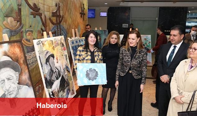 DEÜ'de Aşık Veysel, Resim Sergidi İle Anıldı - Haberois DEÜ'de Aşık Veysel, Resim Sergidi İle Anıldı