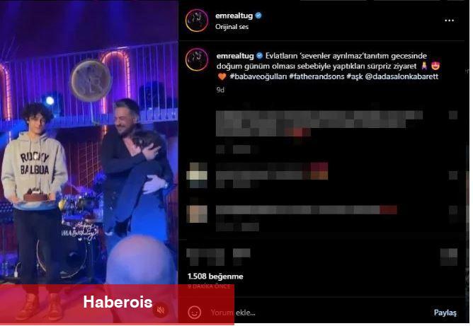Emre Altuğ'un doğum gününde çocuklarını görenler şaştı kaldı!