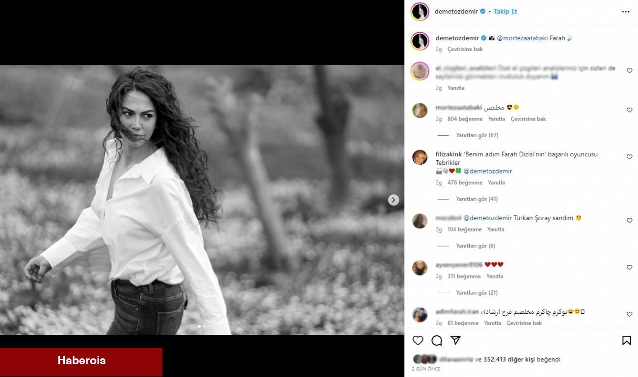 Filiz Akın Demet Özdemir'e övgüler yağdırdı! Ünlü oyuncu havalara uçtu