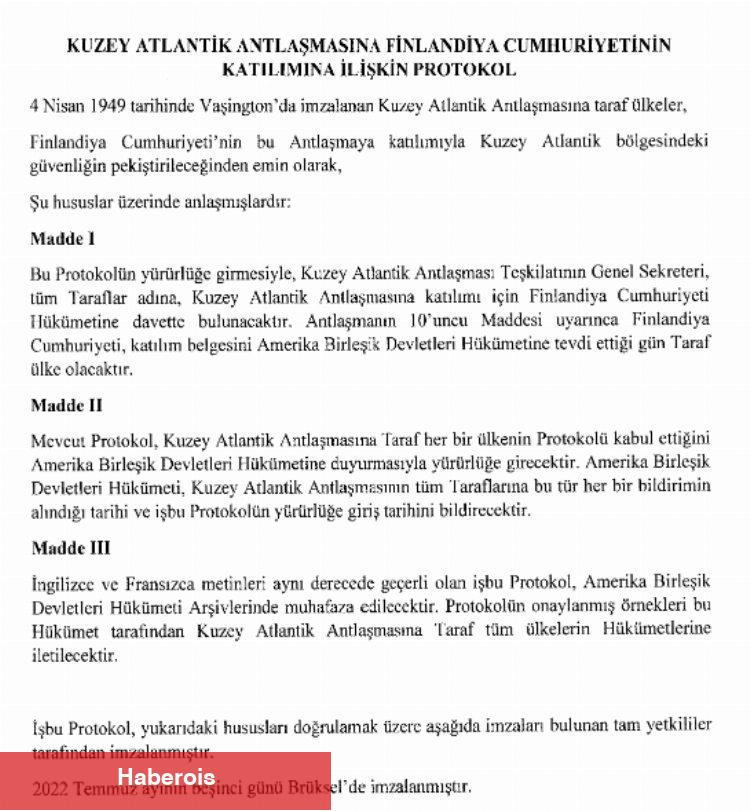 Finlandiya’ya NATO onayı 'Resmi'leşti!