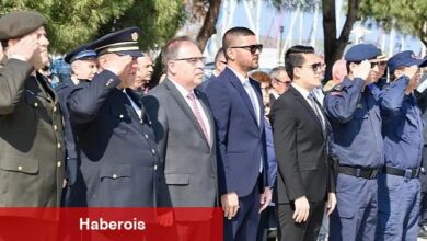 Foça'da Türk Polis Teşkilatının kuruluşunun 178'inci yılı gerçekleştirilen törenlerle kutlandı.