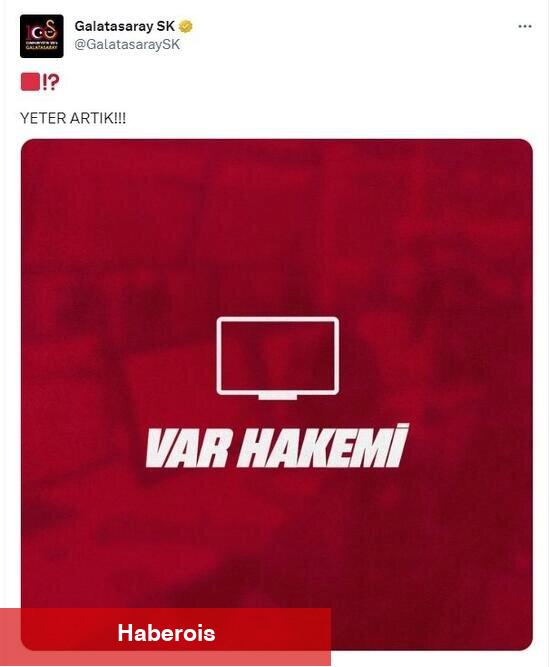 Galatasaray: "Yeter artık!"