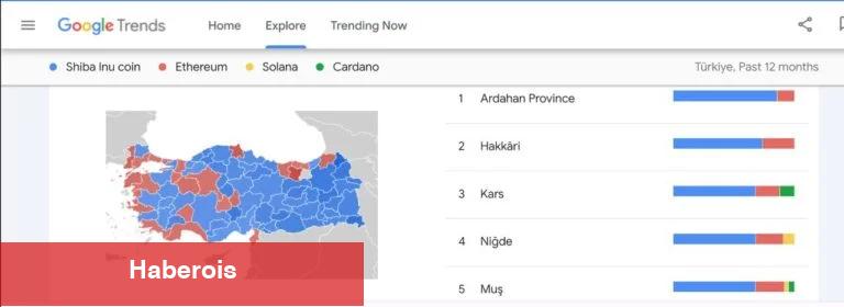 Google Duyurdu: Türkler Bu Altcoin İçin İştahlı! - Haberois Google Duyurdu: Türkler Bu Altcoin İçin İştahlı!