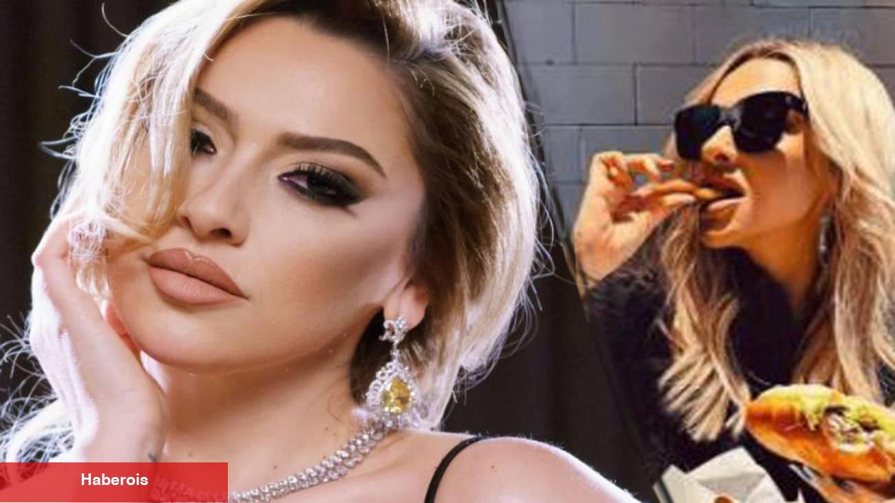 Hadise 'Feryat' dedi! Birinciliğini hamburger yiyerek...