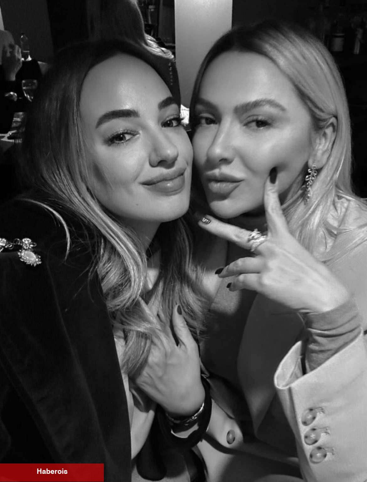 Hadise ve yakın dostu Seda Bakan'dan siyah beyaz paylaşım!