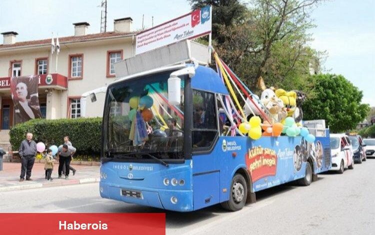 İnegöl'de 23 Nisan'da şehir turu - Haberois İnegöl'de 23 Nisan'da şehir turu