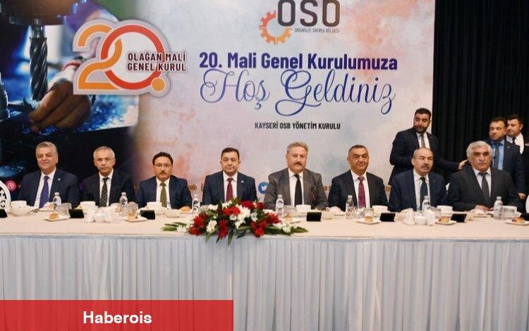 Kayseri OSB 20. Mali Genel Kurul gerçekleştirildi - Haberois Kayseri OSB 20. Mali Genel Kurul gerçekleştirildi