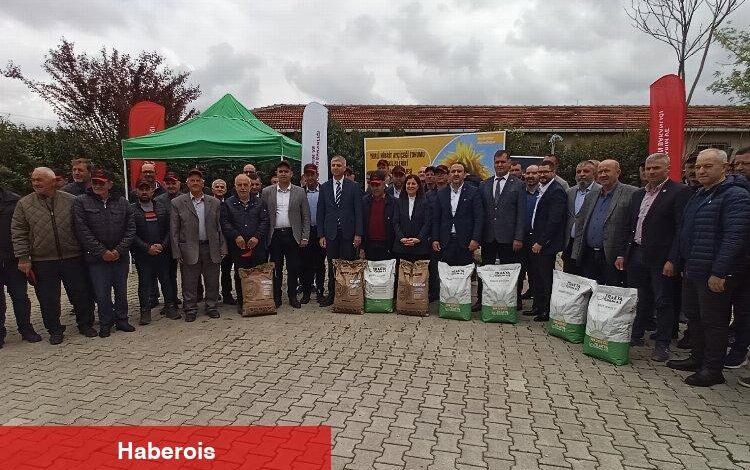 Keşan'da 'Yerli Hibrit Ayçiçeği' tohumu dağıtıldı - Haberois Keşan'da 'Yerli Hibrit Ayçiçeği' tohumu dağıtıldı
