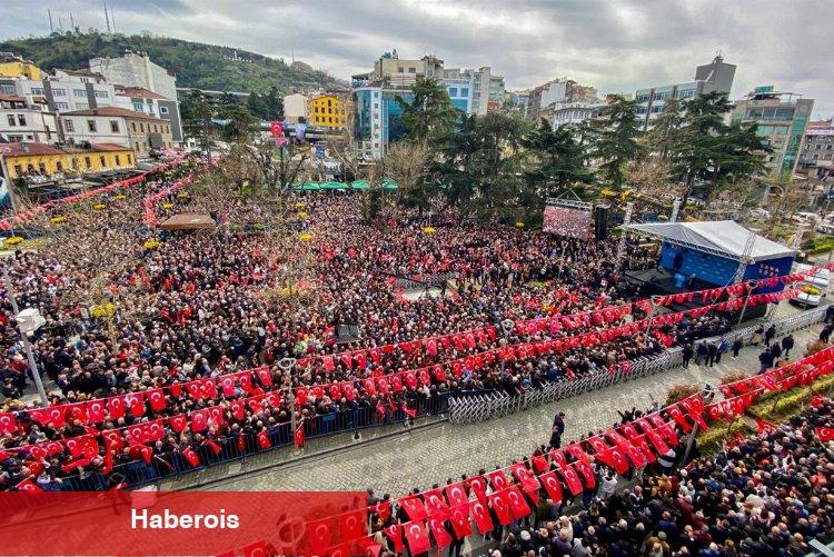 Kılıçdaroğlu ve İmamoğlu Trabzon'dan seslendiler: Saray'a değil, halka çalışacağız!