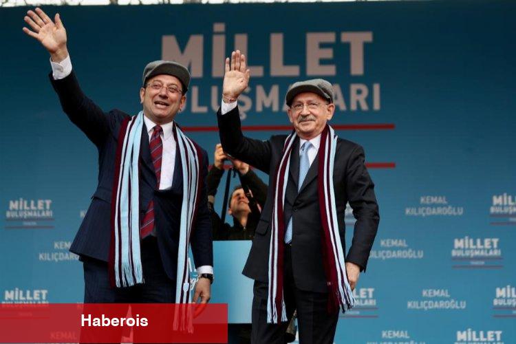 Kılıçdaroğlu ve İmamoğlu Trabzon'dan seslendiler: Saray'a değil, halka çalışacağız!