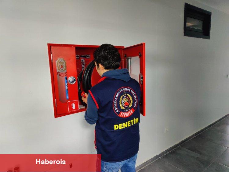 Kocaeli Şehir Hastanesi'nde yangın denetimi