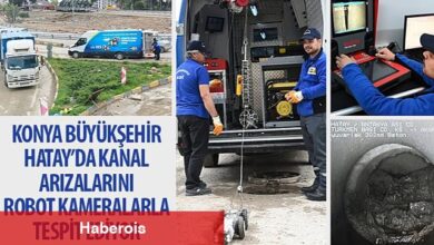 Konya Büyükşehir Hatay'da Kanal Arızalarını Robot Kameralarla Tespit Ediyor