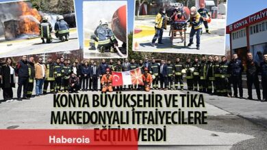 Konya Büyükşehir ve TİKA Makedonyalı İtfaiyecilere Eğitim Verdi