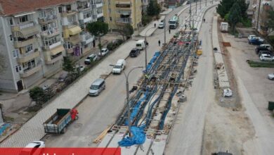 Kuruçeşme tramvayda ray imalatı tamamlandı