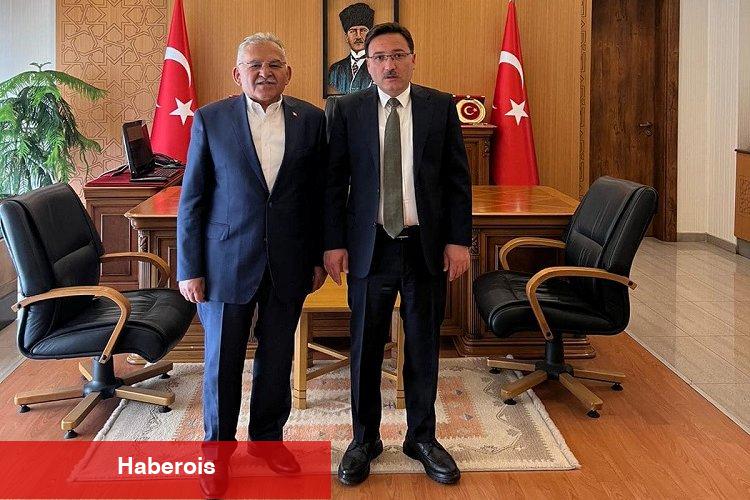 Memduh Büyükkılıç'tan Vali Çiçek'e özel ziyaret
