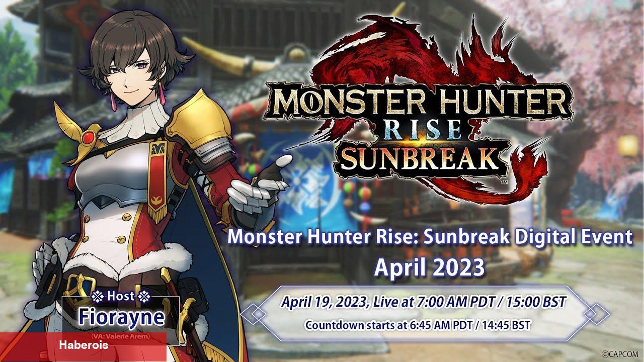 Monster Hunter Rise: Sunbreak güncelleme aktifliği 19 Nisan yapılacak