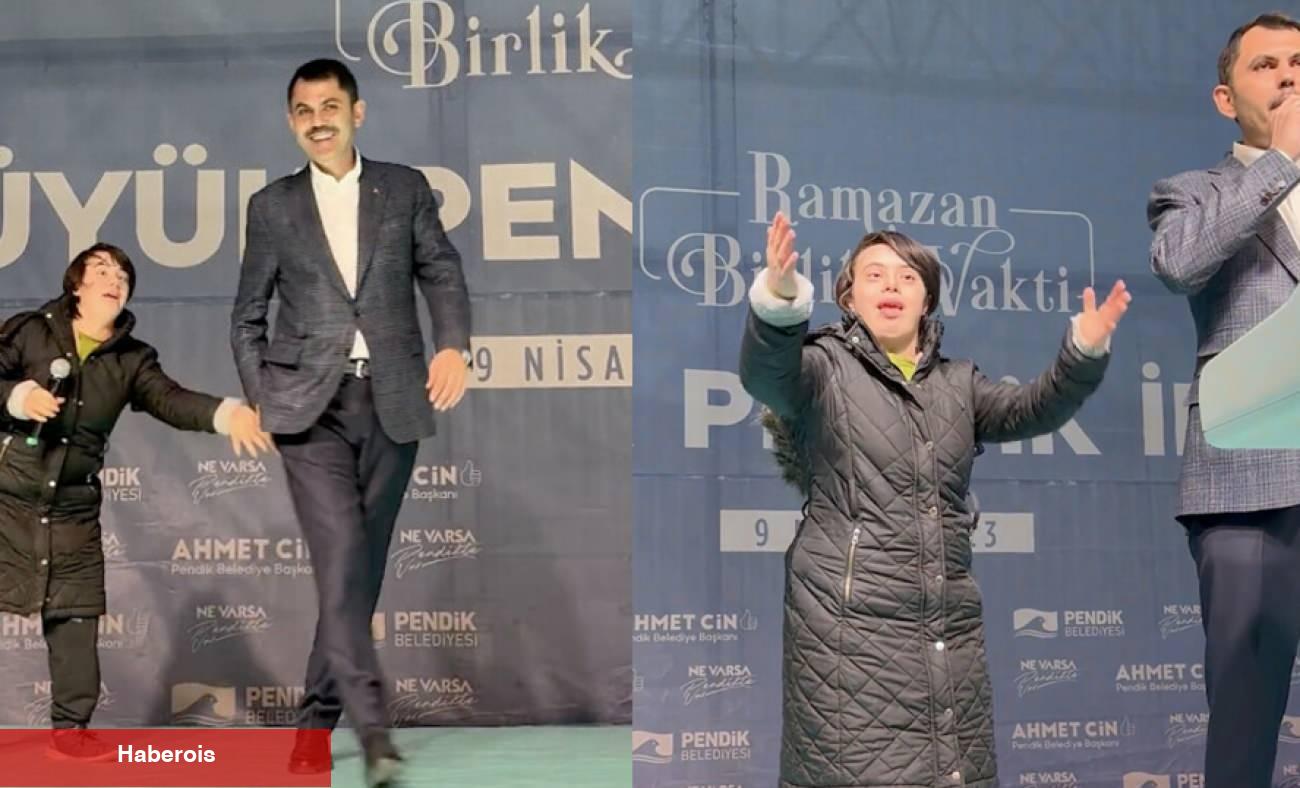Murat Kurum'un down sendromlu gençle iftar konuşması herkesi gülümsetti!