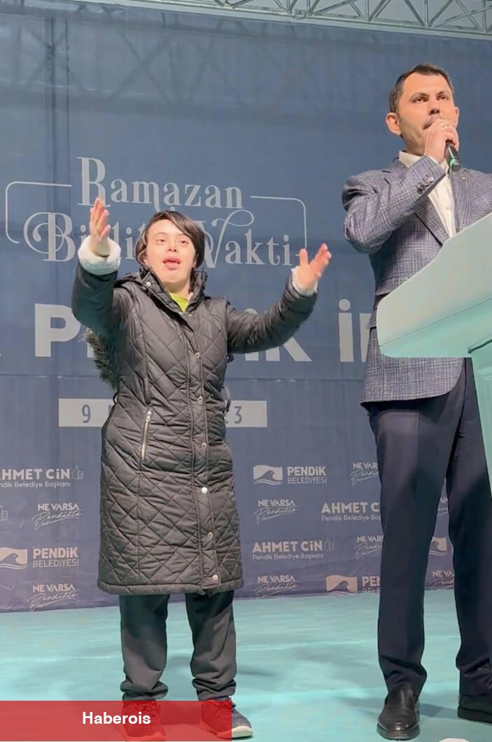Murat Kurum'un down sendromlu gençle iftar konuşması herkesi gülümsetti!