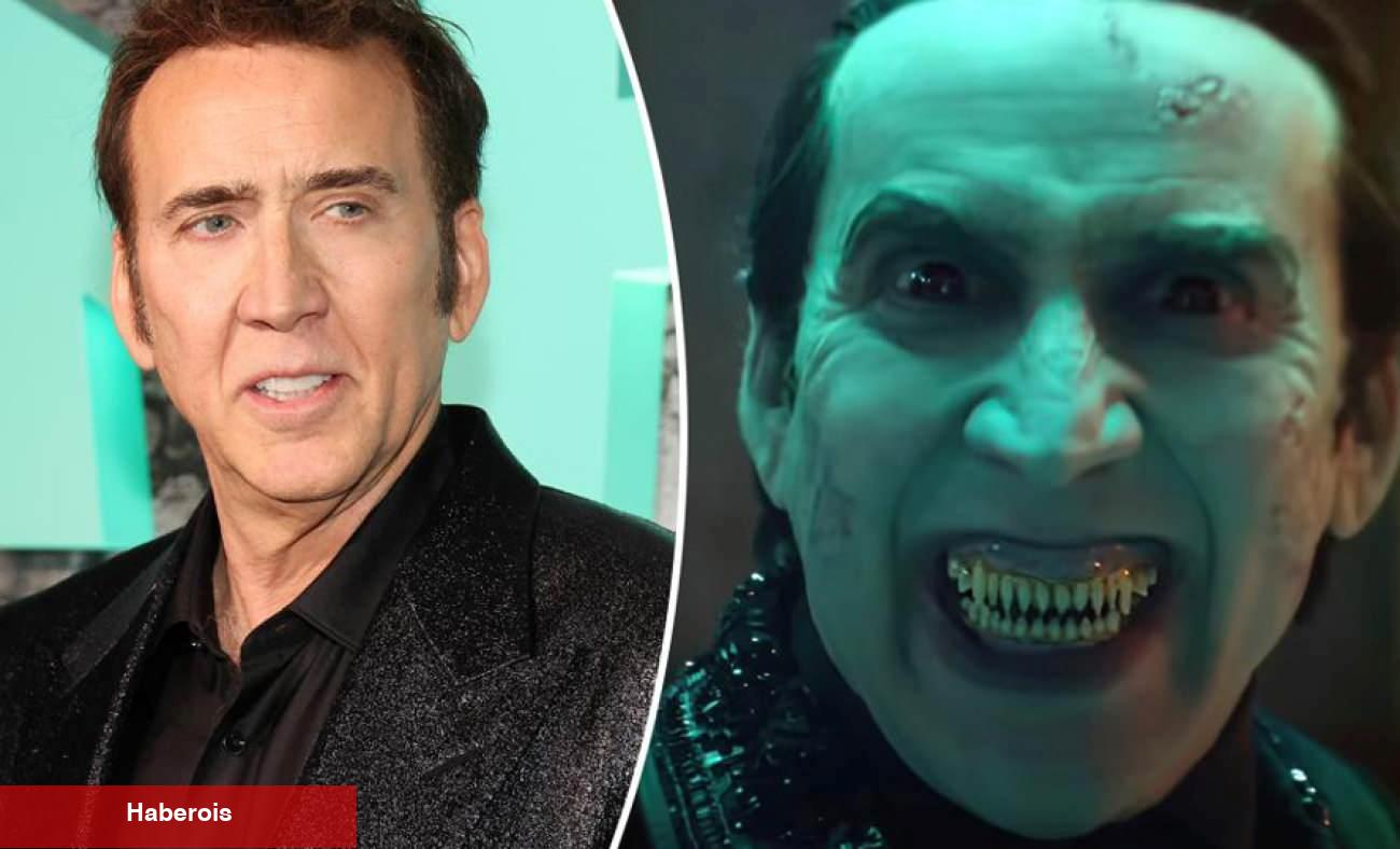 Nicolas Cage, 'Drakula' karakterinin hakkını verdi! Dişlerini sivri bir formda törpületti