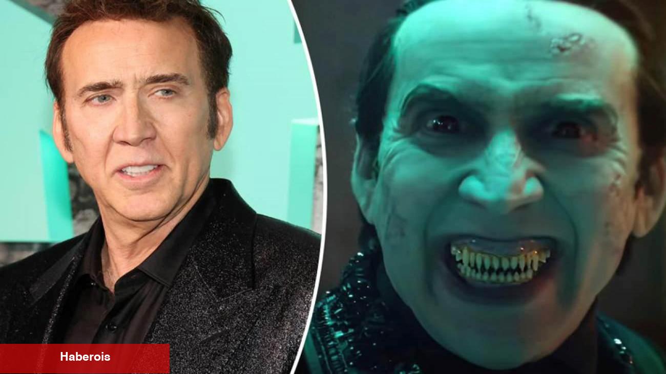 Nicolas Cage, 'Drakula' karakterinin hakkını verdi! Dişlerini sivri bir formda törpületti