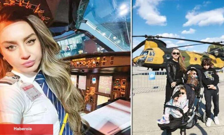 Sabri Sarıoğlu'nun pilot eşi Yağmur Sarıoğlu çocuklarıyla TEKNOFEST'i gezdi! - Haberois Sabri Sarıoğlu'nun pilot eşi Yağmur Sarıoğlu çocuklarıyla TEKNOFEST'i gezdi!