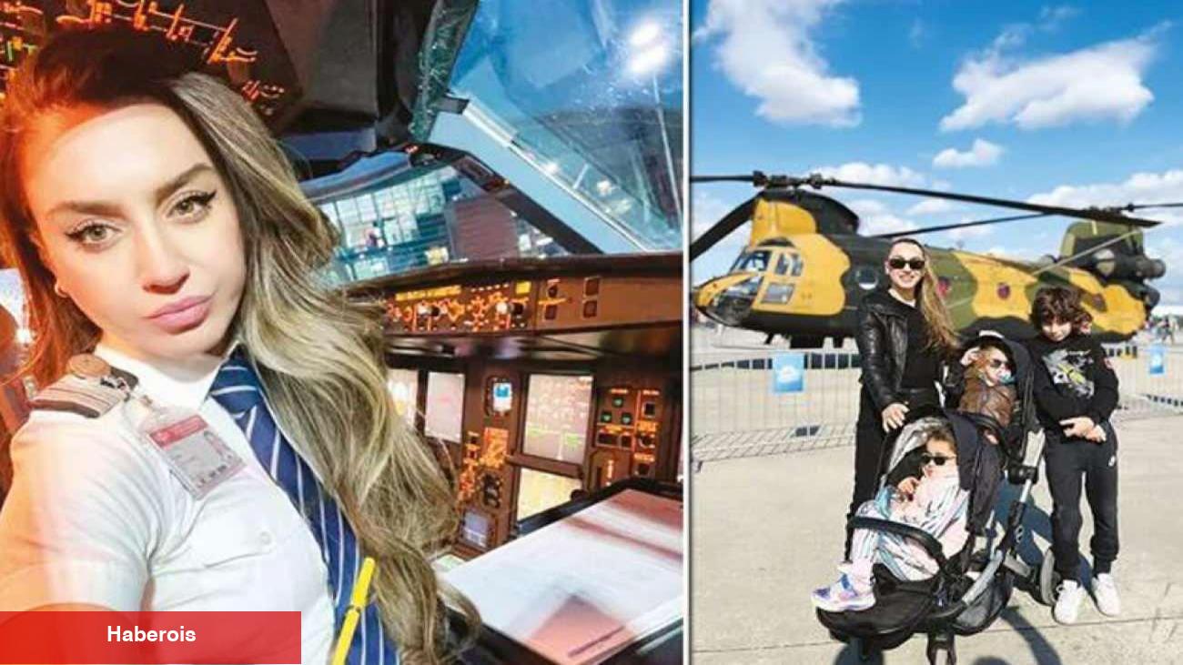 Sabri Sarıoğlu'nun pilot eşi Yağmur Sarıoğlu çocuklarıyla TEKNOFEST'i gezdi!
