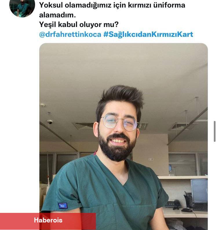 Sağlık Çalışanlarından ‘Kırmızı Kart’ Protestosu!