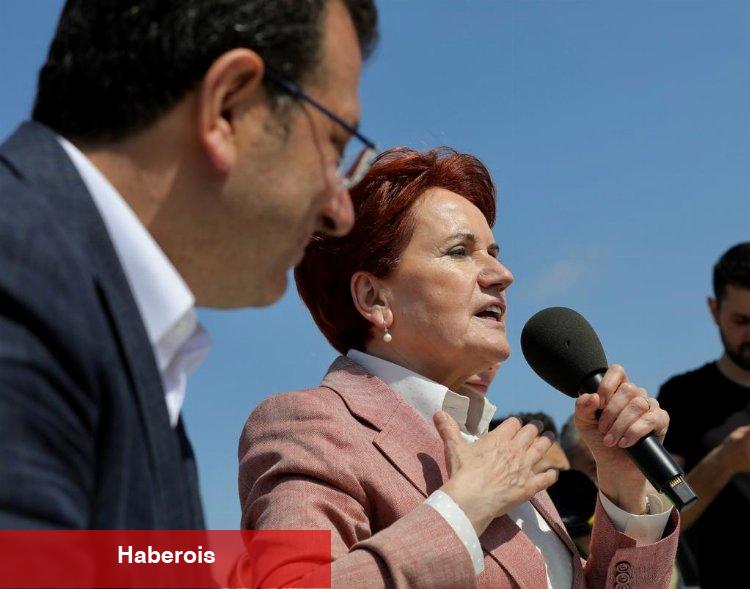 Samandağ'da Akşener ve İmamoğlu'na sevgi seli