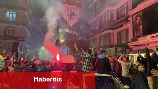 Samsunspor, kutlamalara başladı
