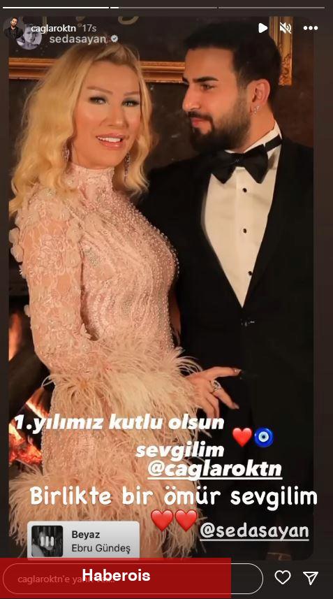 Seda Sayan ve Çağlar Ötken'den birinci yıl dönümüne özel paylaşım! "Birlikte bir ömür"