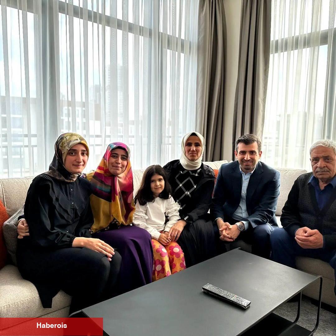 Selçuk Bayraktar ile eşi Sümeyye Erdoğan depremzede ziyaretinde bulundu
